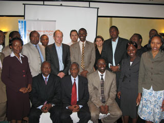 Participants in the breakfast with KENET