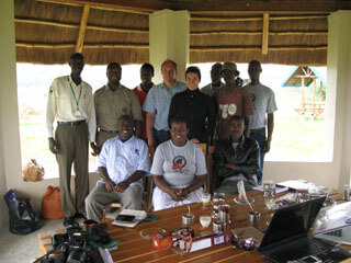 People participating in hte QENP meeting