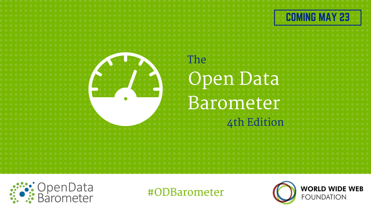 Open Data Barometer 4th Edition - coming May 23 - World ...