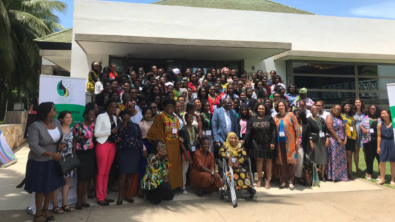 Women tech innovators at the Africa Summit for Girls and Women in Tech