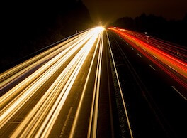 Image of highway lights