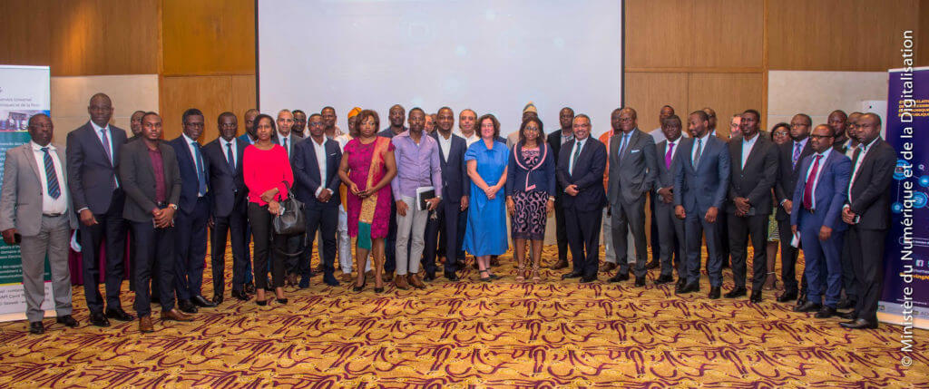 Group photo of the Benin coalition launch
