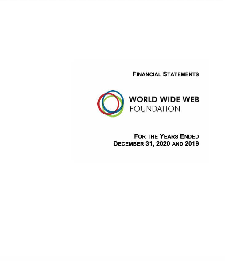 annual reports world wide web foundation why is equity negative on balance sheet amazon 2019